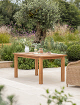 St Mawes Dining Table 6 Seater - Teak, Natural