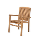 Henley Teak Stacking Armchair