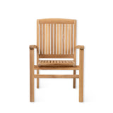 Henley Teak Stacking Armchair