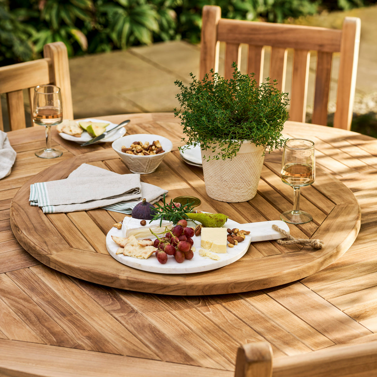 Lazy Susan Teak 80cm