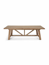 Chilford Solid Dining Table - Acacia Wood, Natural, Large