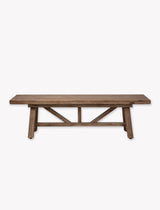 Chilford Solid Bench - Acacia Wood, Natural, Small
