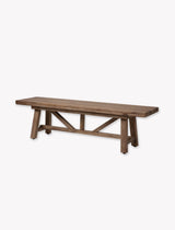 Chilford Solid Bench - Acacia Wood, Natural, Small