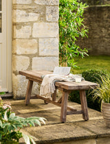Chilford Solid Bench - Acacia Wood, Natural, Small