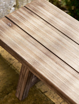 Chilford Solid Bench - Acacia Wood, Natural, Small