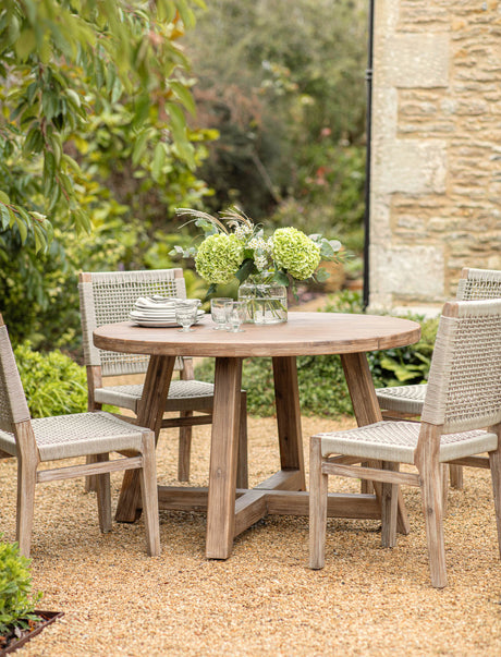 Chilford Dining Chairs - Acacia Wood, Natural, Set of 2