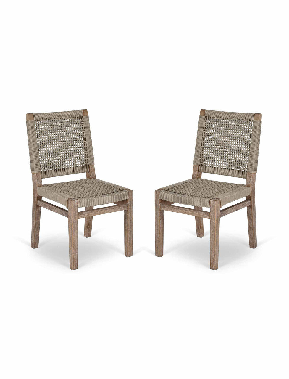 Chilford Dining Chairs - Acacia Wood, Natural, Set of 2