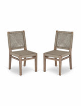 Chilford Dining Chairs - Acacia Wood, Natural, Set of 2
