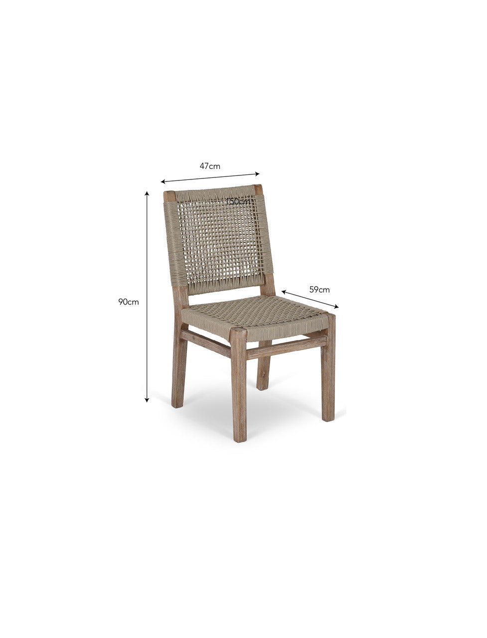 Chilford Dining Chairs - Acacia Wood, Natural, Set of 2