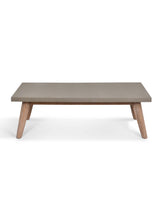 Lynton Rectangular Coffee Table - Acacia Wood, Grey