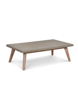 Lynton Rectangular Coffee Table - Acacia Wood, Grey