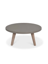 Lynton Round Coffee Table - Acacia Wood, Grey