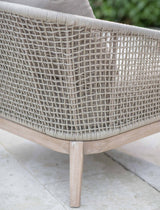 Lynton Armchair - Acacia Wood, Grey