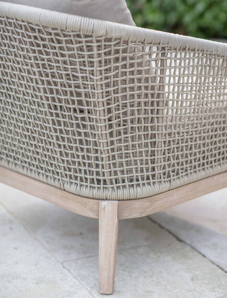 Lynton Armchair - Acacia Wood, Grey