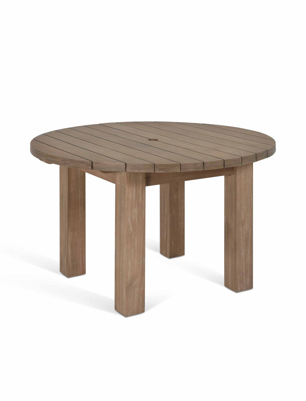Porthallow Round Dining Table - Acacia Wood, Natural, Medium
