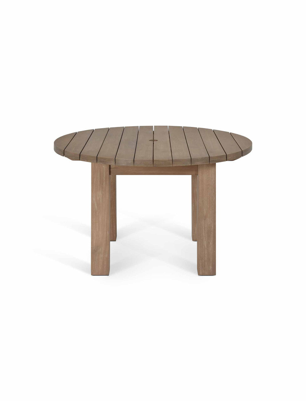 Porthallow Round Dining Table - Acacia Wood, Natural, Medium