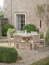 Porthallow Round Dining Table - Acacia Wood, Natural, Large