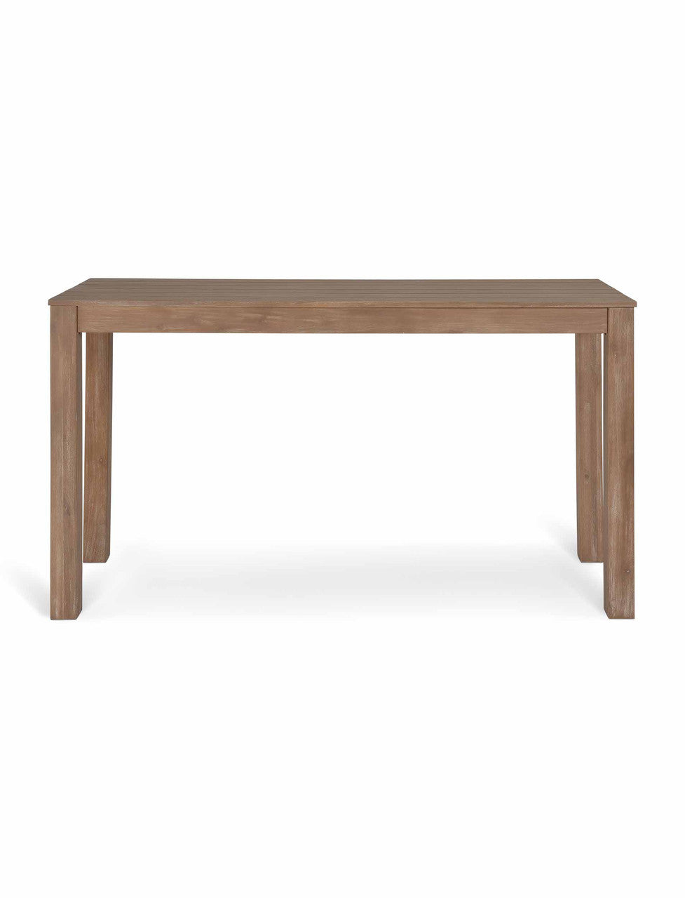 Porthallow Rectangular Bar Table - Acacia Wood, Natural