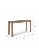 Porthallow Rectangular Bar Table - Acacia Wood, Natural