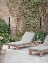 Porthallow Lounger - Acacia Wood, Natural