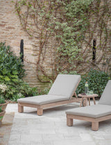 Porthallow Lounger - Acacia Wood, Natural