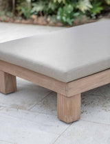 Porthallow Lounger - Acacia Wood, Natural