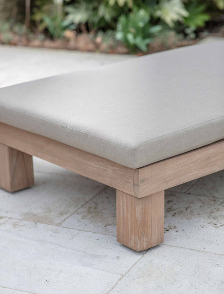 Porthallow Lounger - Acacia Wood, Natural