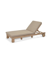 Porthallow Lounger - Acacia Wood, Natural