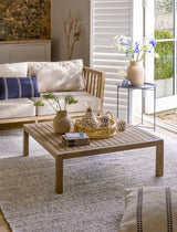 Porthallow Square Coffee Table - Acacia Wood, Natural