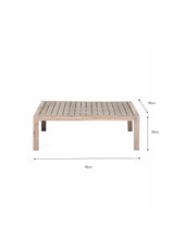 Porthallow Square Coffee Table - Acacia Wood, Natural