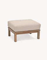 Sandridge Ottoman - Acacia Wood, Dark Natural