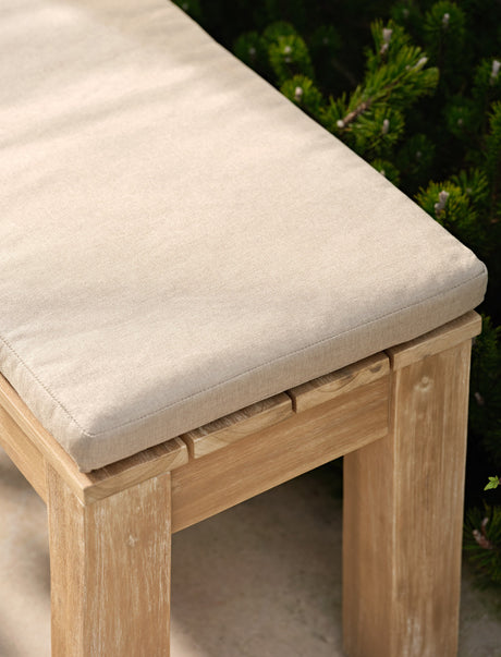 Porthallow Bench - Acacia Wood, Natural