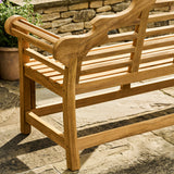 Lutyens Teak Bench 3 Seater 165cm