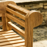 Lutyens Teak Bench 3 Seater 165cm