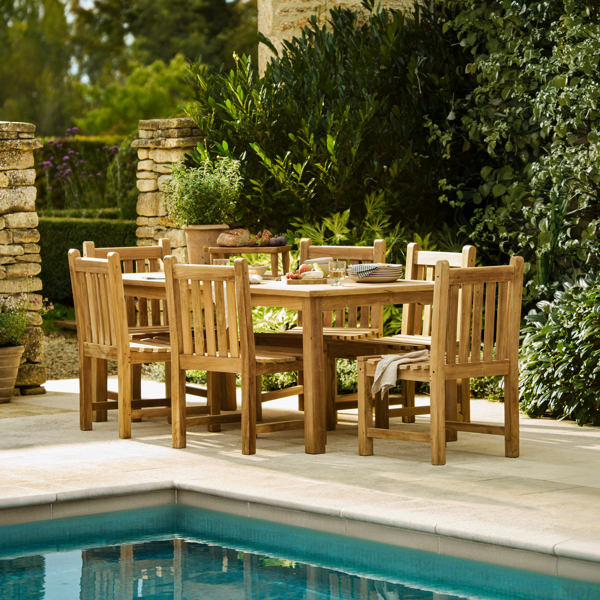 Marbrook Teak Rectangular Table 200cm x 90cm