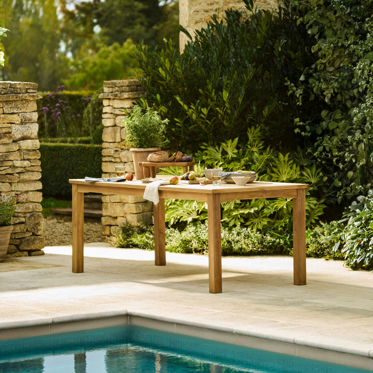 Marbrook Teak Rectangular Table 200cm x 90cm