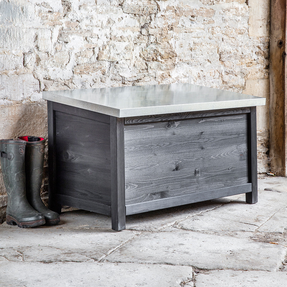 Moreton Outdoor Storage Box - Spruce, Black, Large