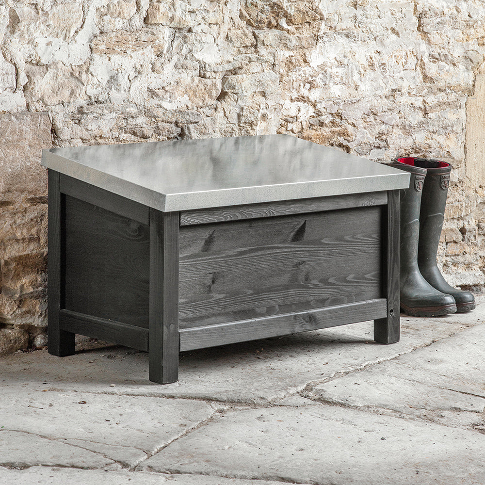 Moreton Outdoor Storage Box - Spruce, Black, Small