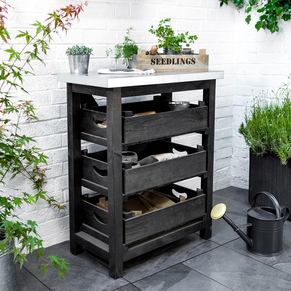 Moreton Shed Unit - Spruce, Black