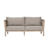 Porthallow 2 Seater Sofa - Acacia Wood, Natural