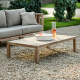 Porthallow Rectangular Coffee Table - Acacia Wood, Natural