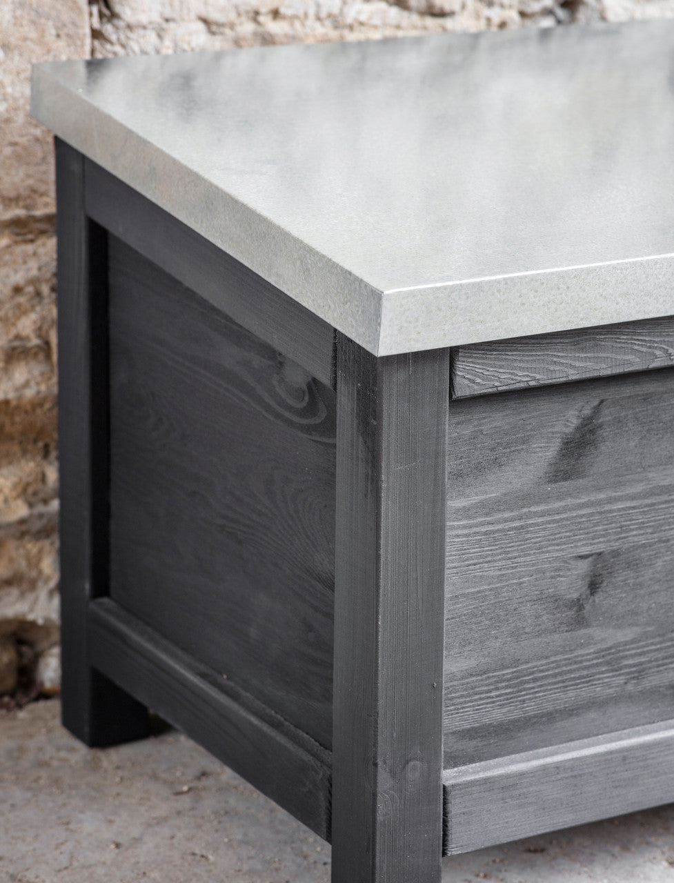 Moreton Outdoor Storage Box - Spruce, Black, Small