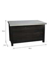 Moreton Outdoor Storage Box - Spruce, Black, Small
