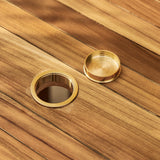 Marbrook Teak Table 80cm x 80cm & 4 Grisdale Side Chairs