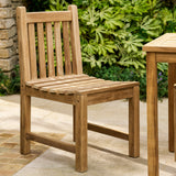 Marbrook Teak Table 80cm x 80cm & 4 Grisdale Side Chairs