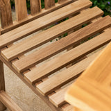 Marbrook Teak Table 80cm x 80cm & 4 Grisdale Side Chairs