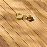 Marbrook Teak Table 90cm x 90cm & 4 Grisdale Side Chairs