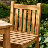 Marbrook Teak Table 90cm x 90cm & 4 Grisdale Side Chairs