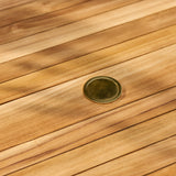 Marbrook Teak Table 80cm x 80cm & 4 Henley Armchairs