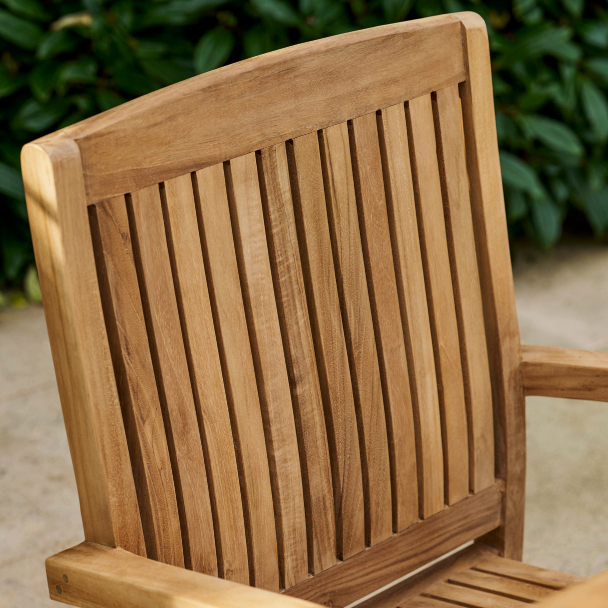 Marbrook Teak Table 80cm x 80cm & 4 Henley Armchairs